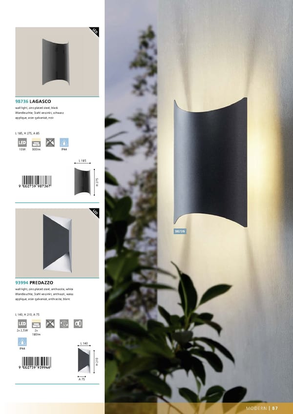 EGLO 2020 2021 Outdoor Luminaires - Page 89