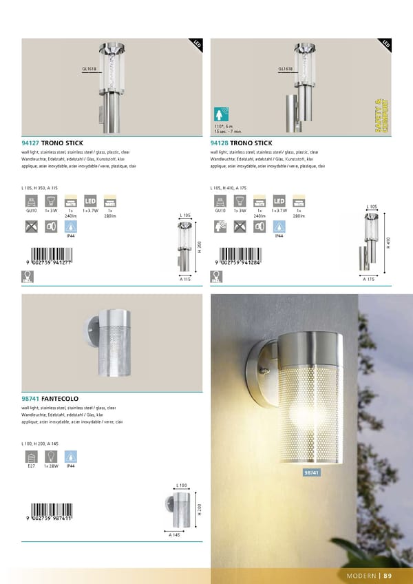 EGLO 2020 2021 Outdoor Luminaires - Page 91