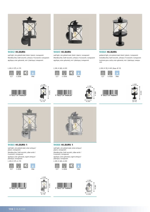 EGLO 2020 2021 Outdoor Luminaires - Page 140