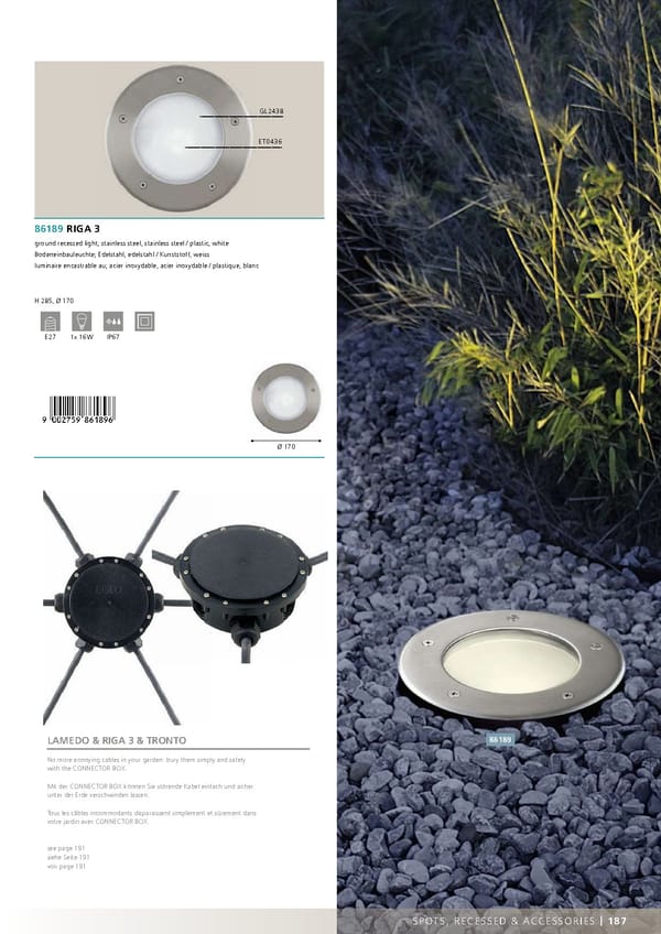 EGLO 2020 2021 Outdoor Luminaires - Page 189