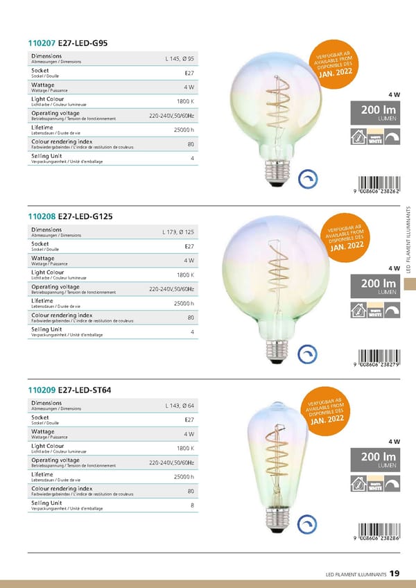 EGLO 2021 2022 Illuminants Novelties - Page 21
