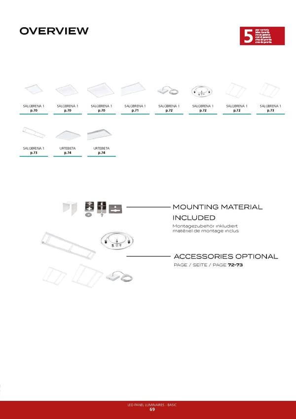 EGLO 2021 2022 Technical - Page 71