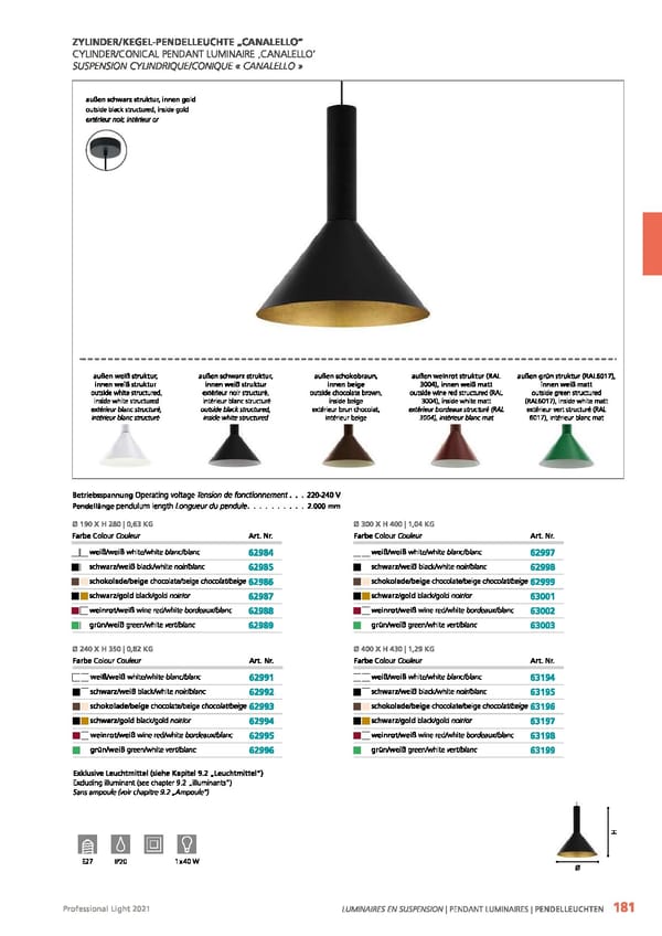 EGLO 2021 Professional Ligght - Page 183