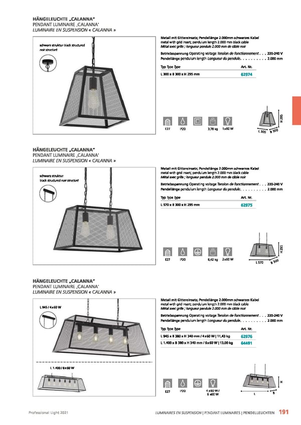 EGLO 2021 Professional Ligght - Page 193
