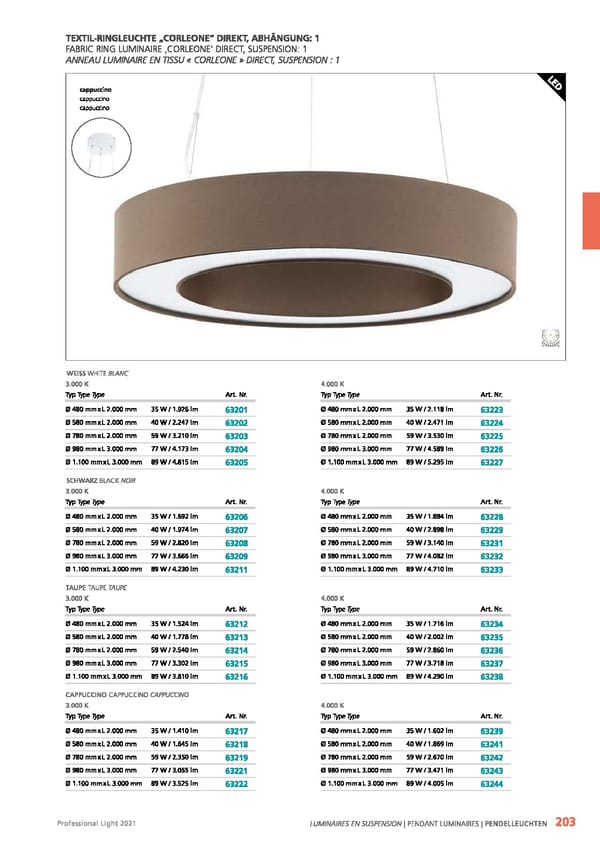 EGLO 2021 Professional Ligght - Page 205