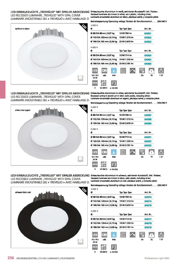 EGLO 2021 Professional Ligght - Page 258