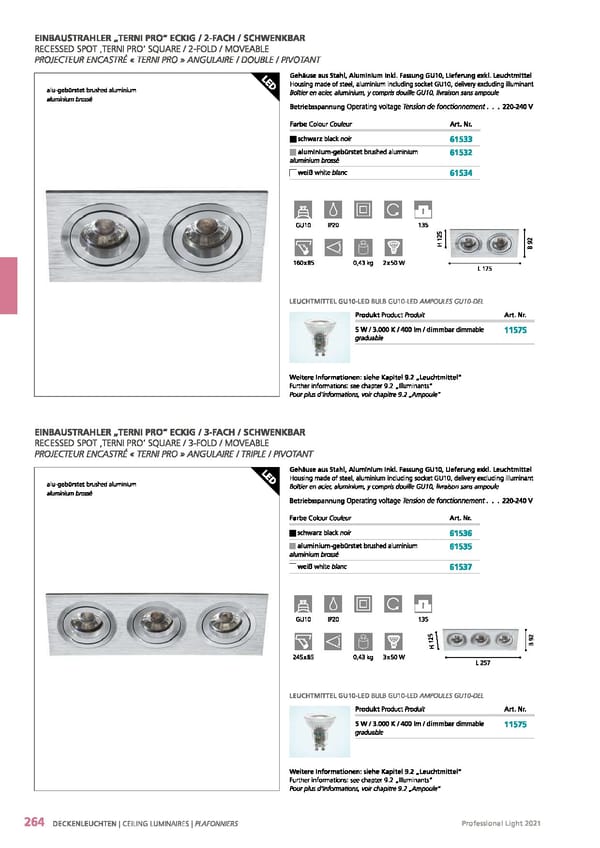 EGLO 2021 Professional Ligght - Page 266