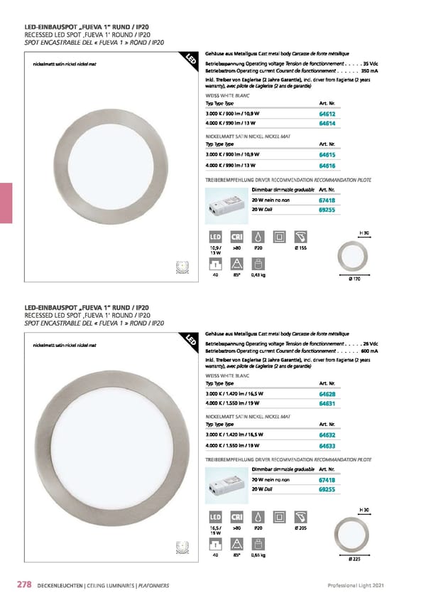 EGLO 2021 Professional Ligght - Page 280