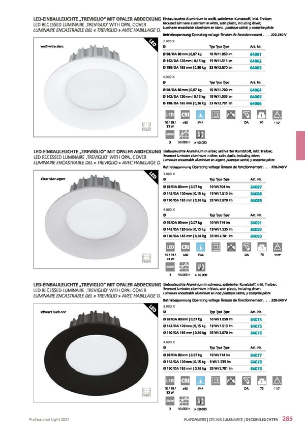 EGLO 2021 Professional Ligght - Page 287