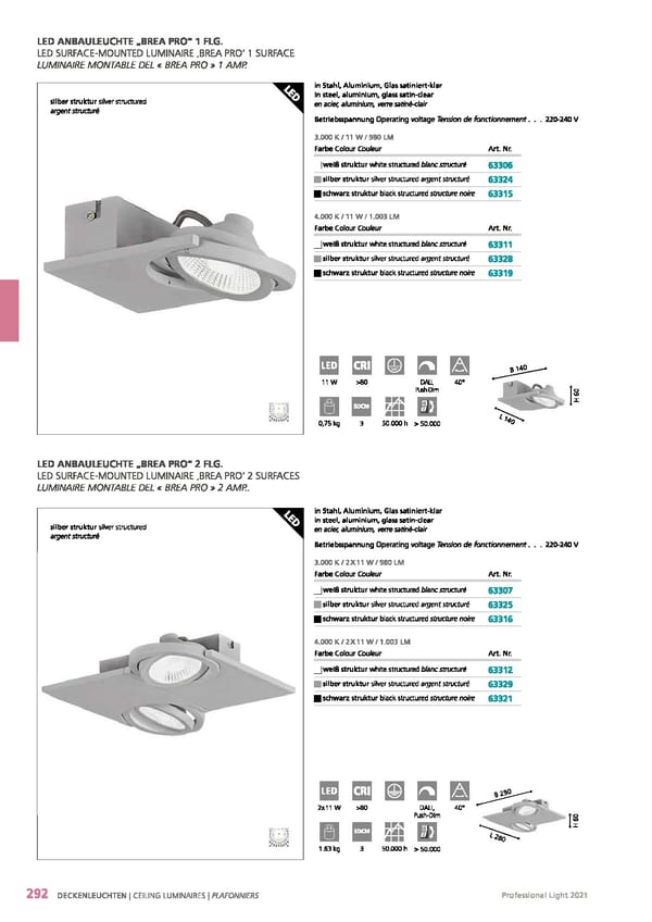 EGLO 2021 Professional Ligght - Page 294