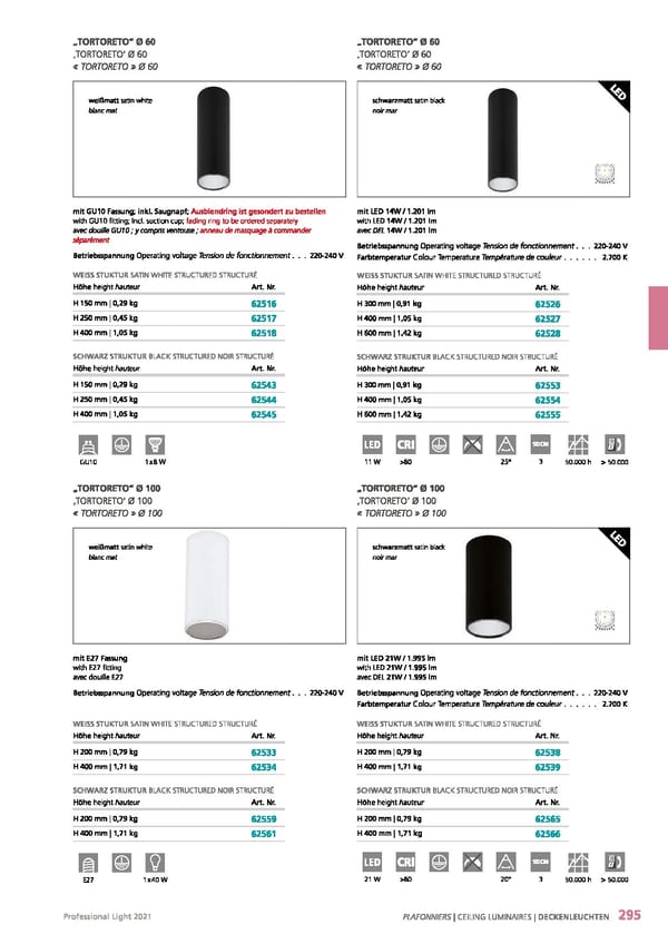 EGLO 2021 Professional Ligght - Page 297