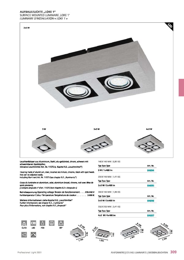 EGLO 2021 Professional Ligght - Page 311