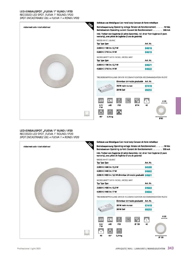 EGLO 2021 Professional Ligght - Page 345