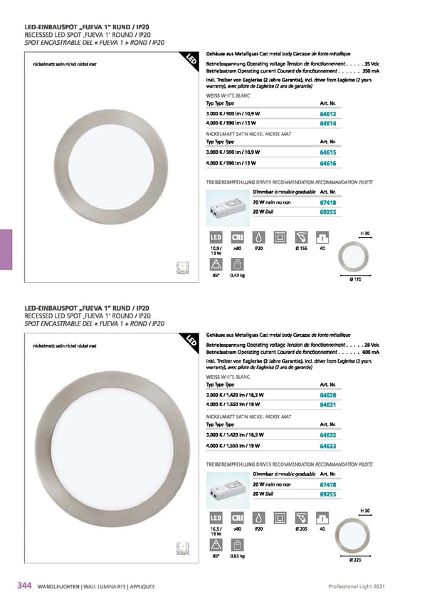 EGLO 2021 Professional Ligght - Page 346