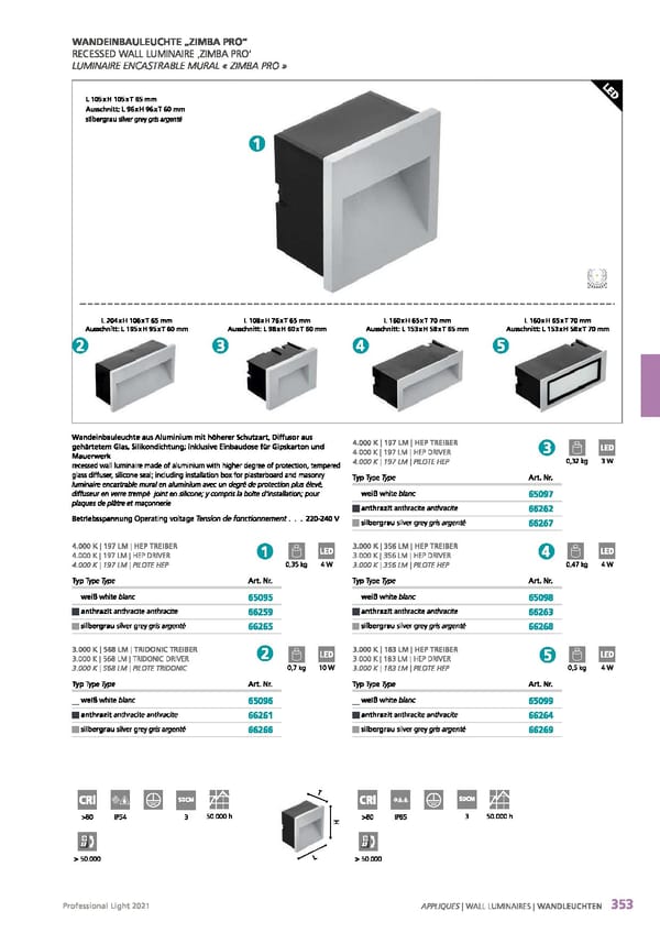 EGLO 2021 Professional Ligght - Page 355