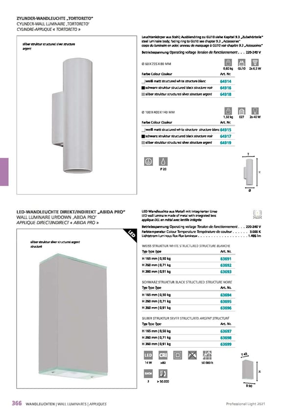 EGLO 2021 Professional Ligght - Page 368