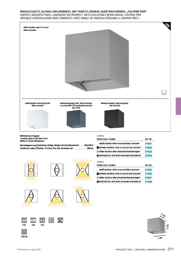 EGLO 2021 Professional Ligght - Page 373