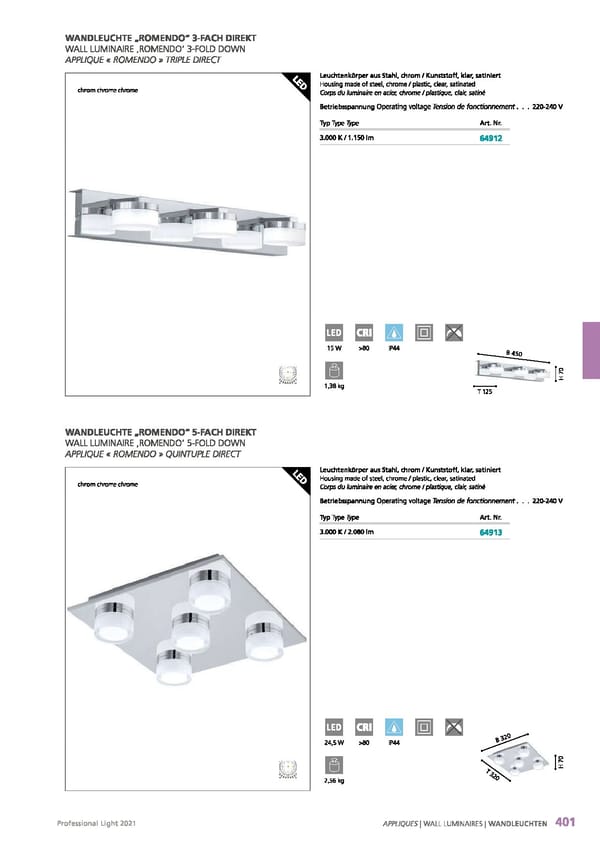 EGLO 2021 Professional Ligght - Page 403