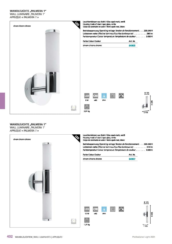 EGLO 2021 Professional Ligght - Page 404