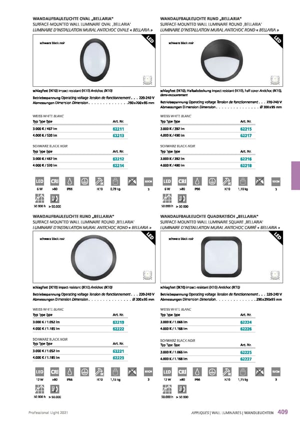 EGLO 2021 Professional Ligght - Page 411