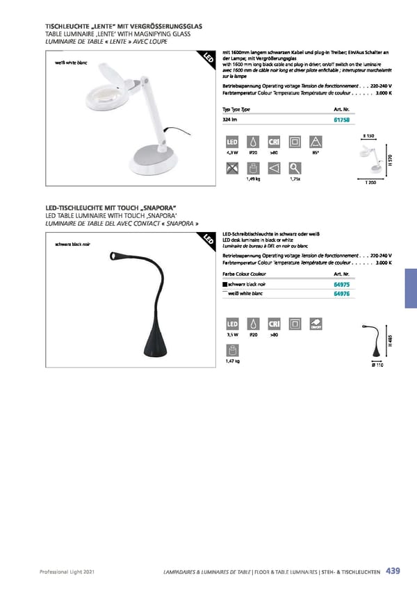 EGLO 2021 Professional Ligght - Page 441