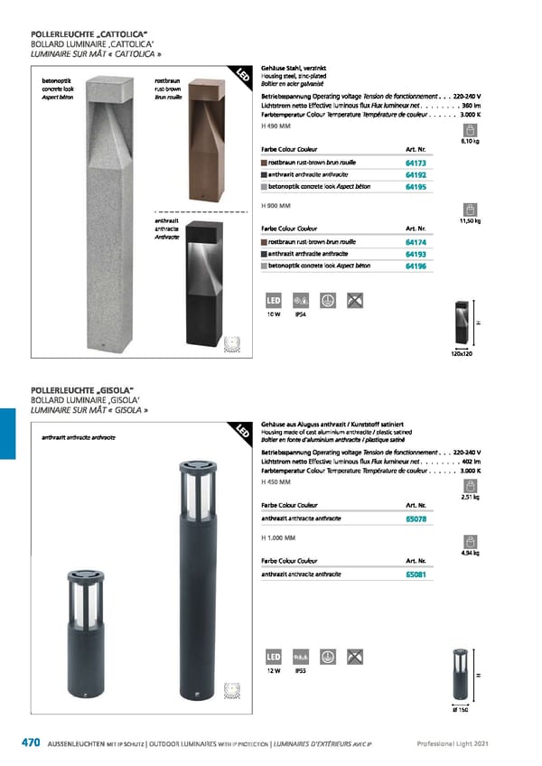 EGLO 2021 Professional Ligght - Page 472