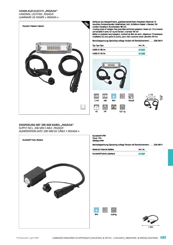 EGLO 2021 Professional Ligght - Page 491