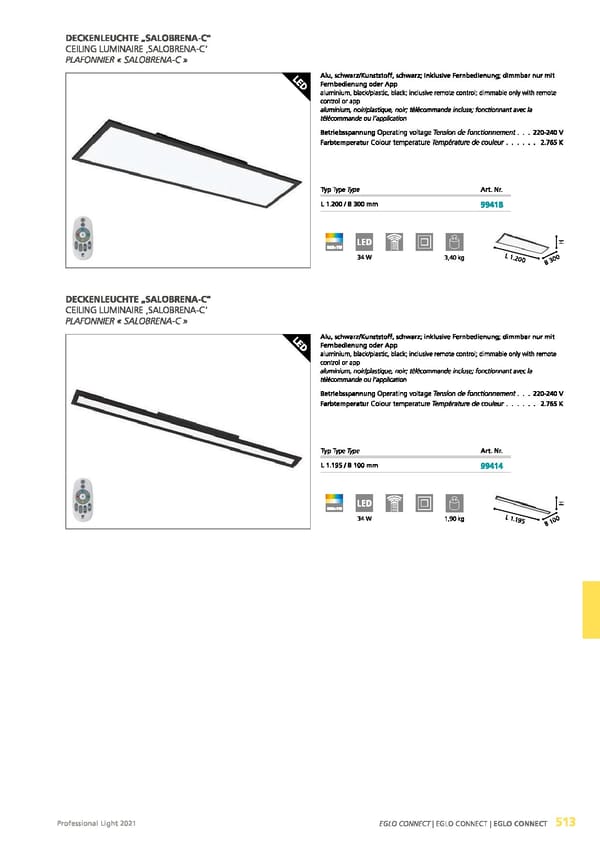 EGLO 2021 Professional Ligght - Page 515