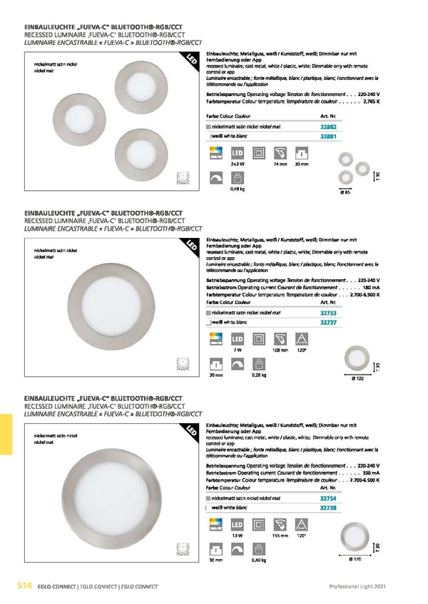 EGLO 2021 Professional Ligght - Page 516