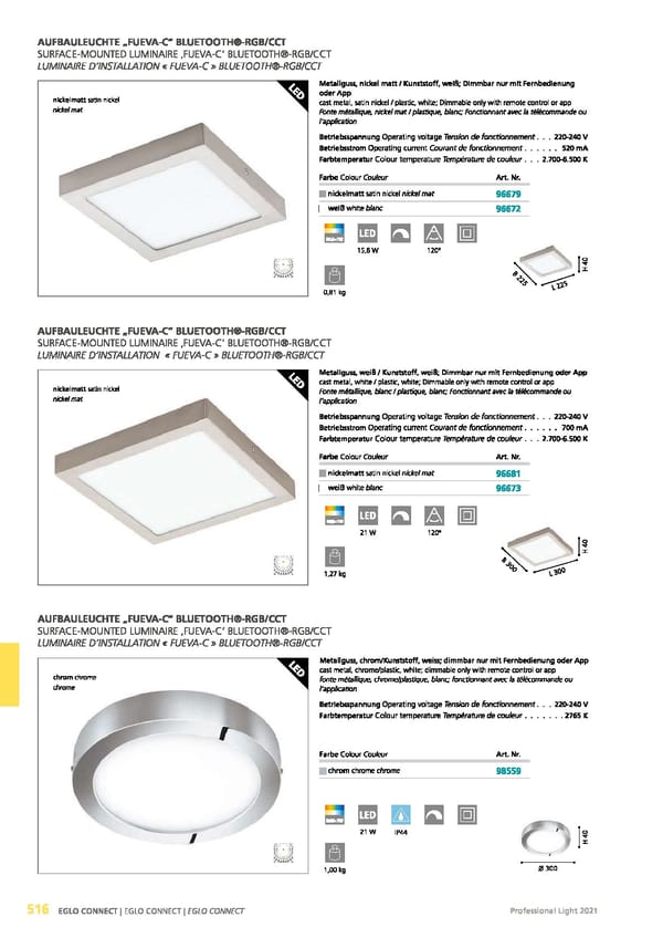 EGLO 2021 Professional Ligght - Page 518