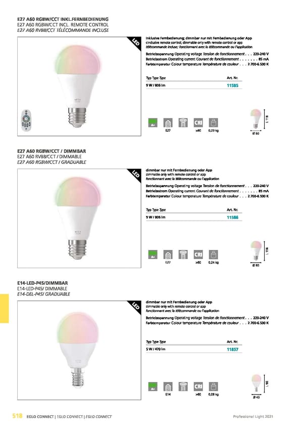 EGLO 2021 Professional Ligght - Page 520