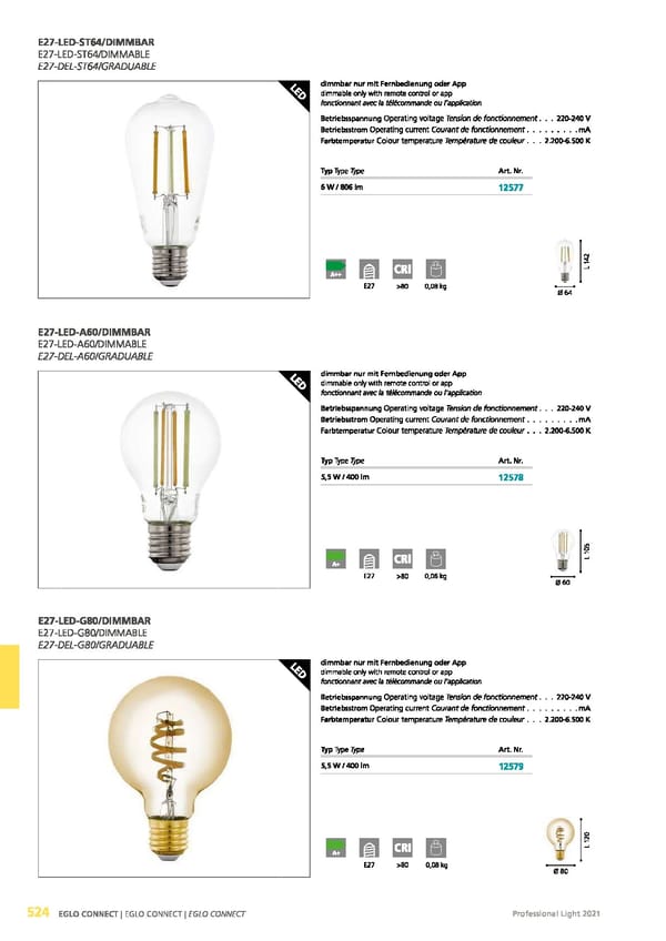 EGLO 2021 Professional Ligght - Page 526