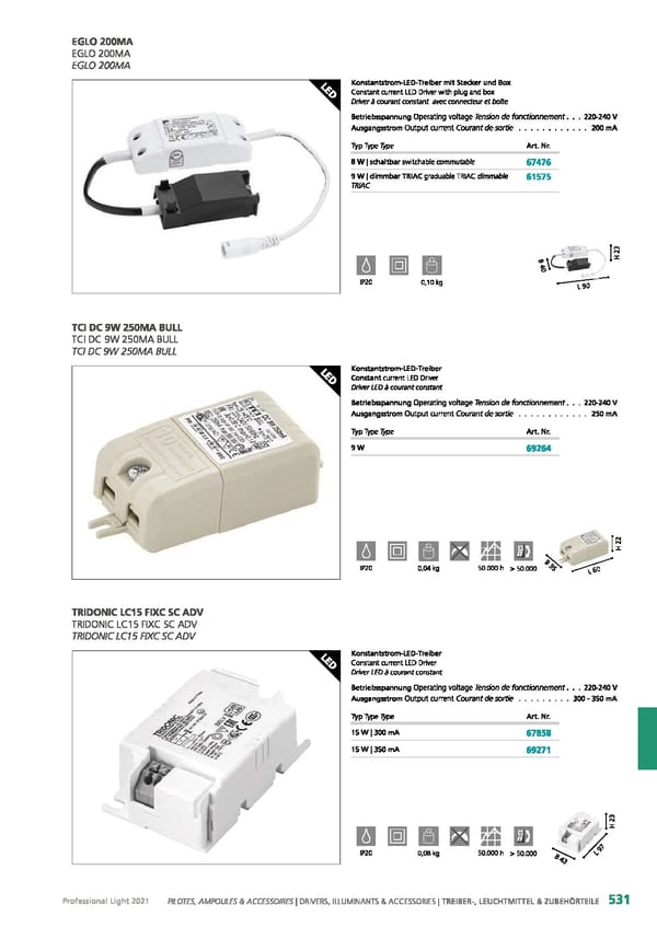 EGLO 2021 Professional Ligght - Page 533