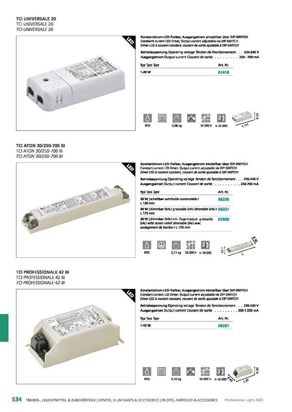 EGLO 2021 Professional Ligght - Page 536