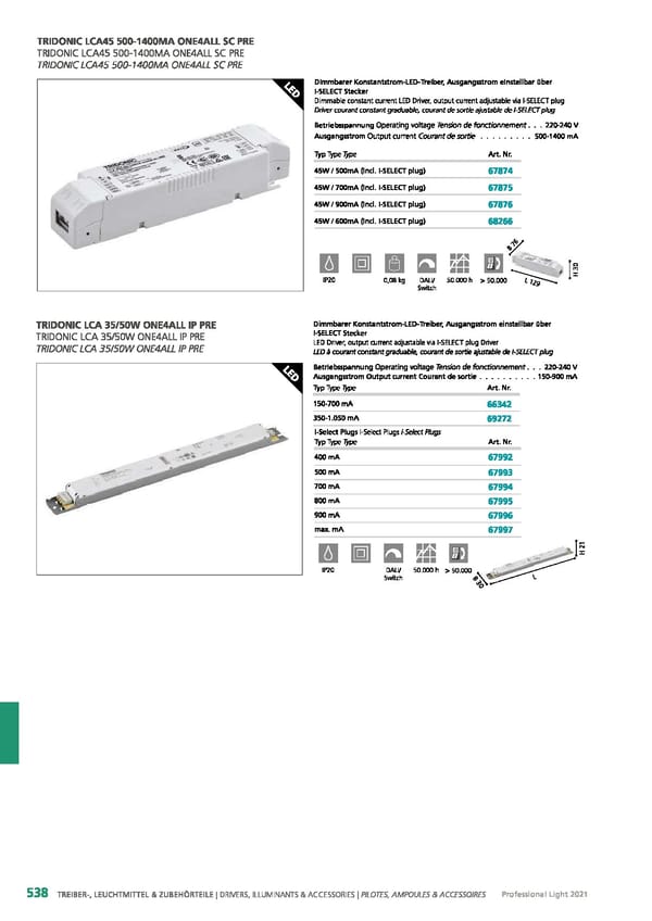 EGLO 2021 Professional Ligght - Page 540