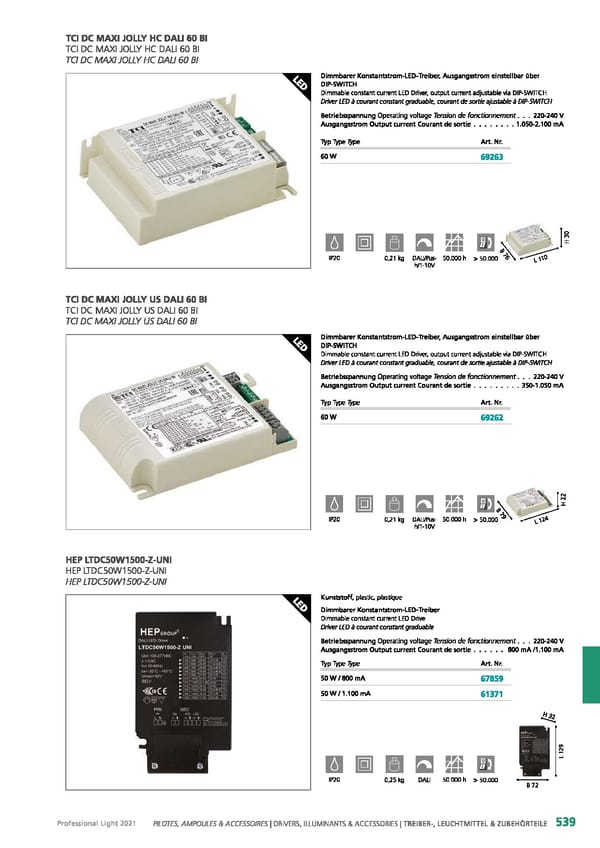 EGLO 2021 Professional Ligght - Page 541