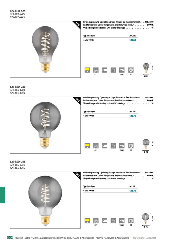 EGLO 2021 Professional Ligght - Page 554