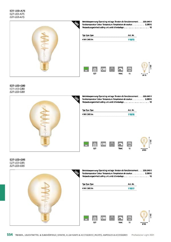 EGLO 2021 Professional Ligght - Page 556