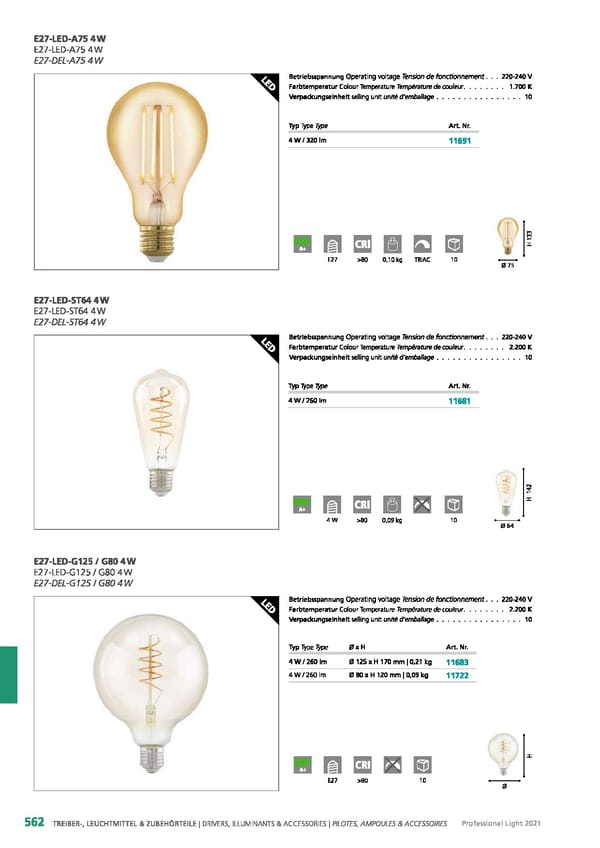 EGLO 2021 Professional Ligght - Page 564