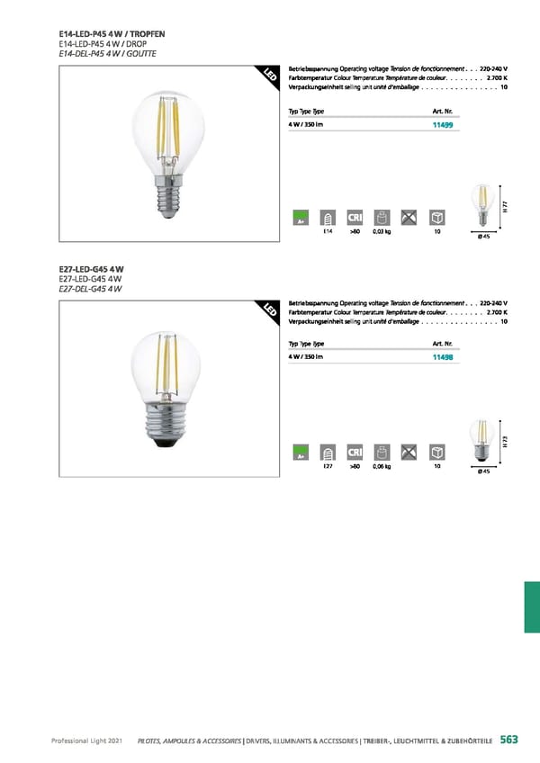 EGLO 2021 Professional Ligght - Page 565