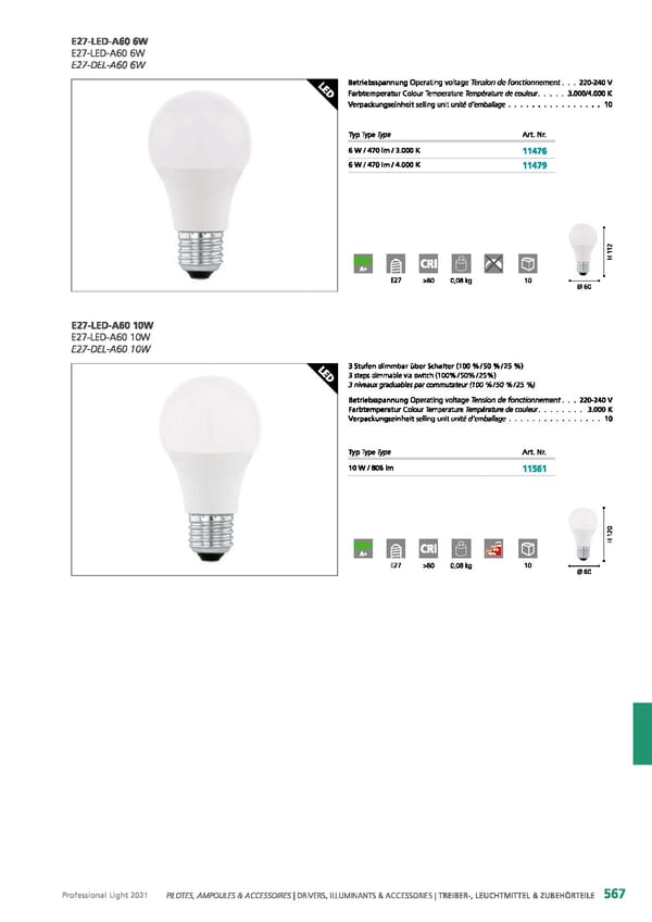 EGLO 2021 Professional Ligght - Page 569