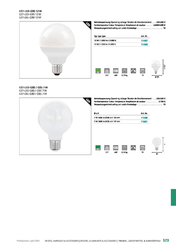 EGLO 2021 Professional Ligght - Page 575