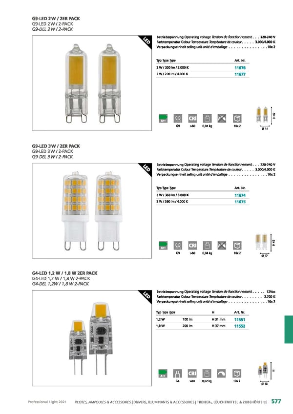 EGLO 2021 Professional Ligght - Page 579