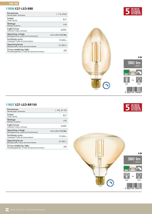 EGLO 2021 2022 Trend Style - Page 256