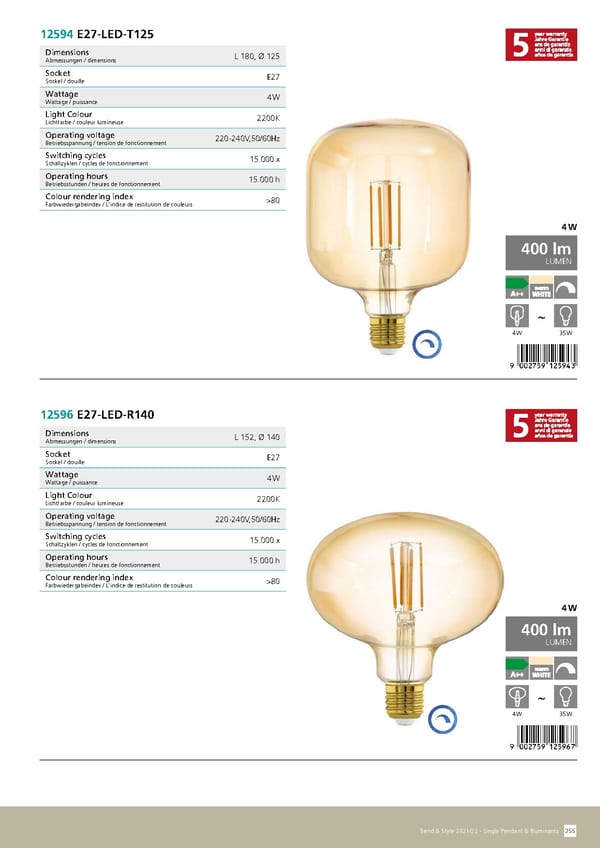 EGLO 2021 2022 Trend Style - Page 257