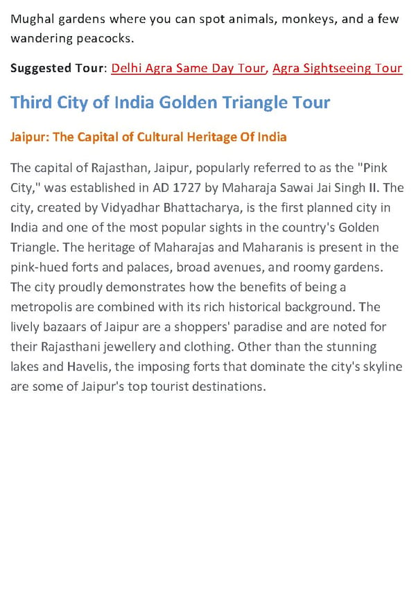 Must Visit Attraction on Your India Golden Triangle Tours - Page 7