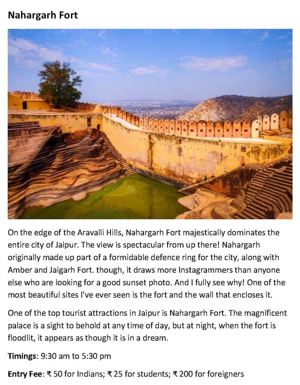 Top 10 things to do in Jaipur for 2 days Trip - Page 5