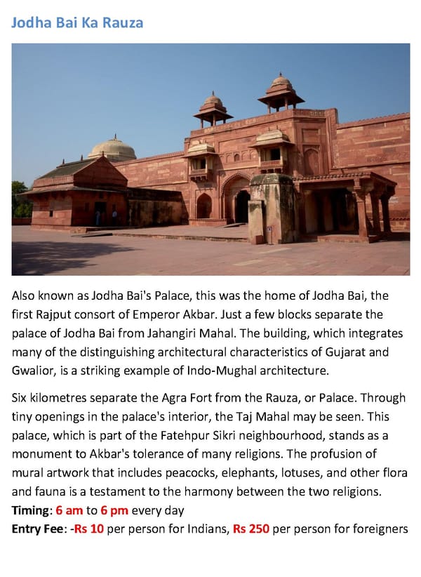 What Other Attractions in Agra Are the Best for Tourists - Page 11