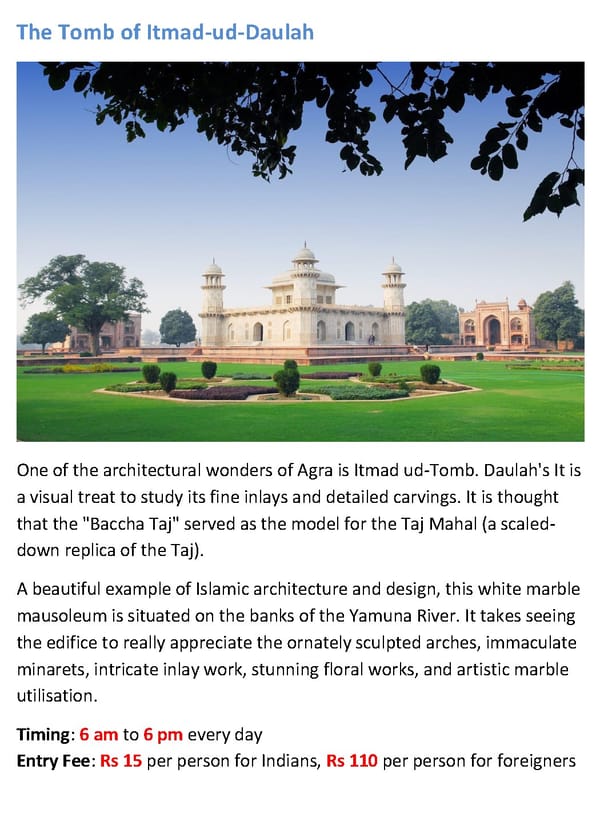 What Other Attractions in Agra Are the Best for Tourists - Page 12