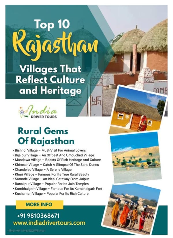 Top 10 Rajasthan Villages That Reflect Culture and Heritage - Page 1